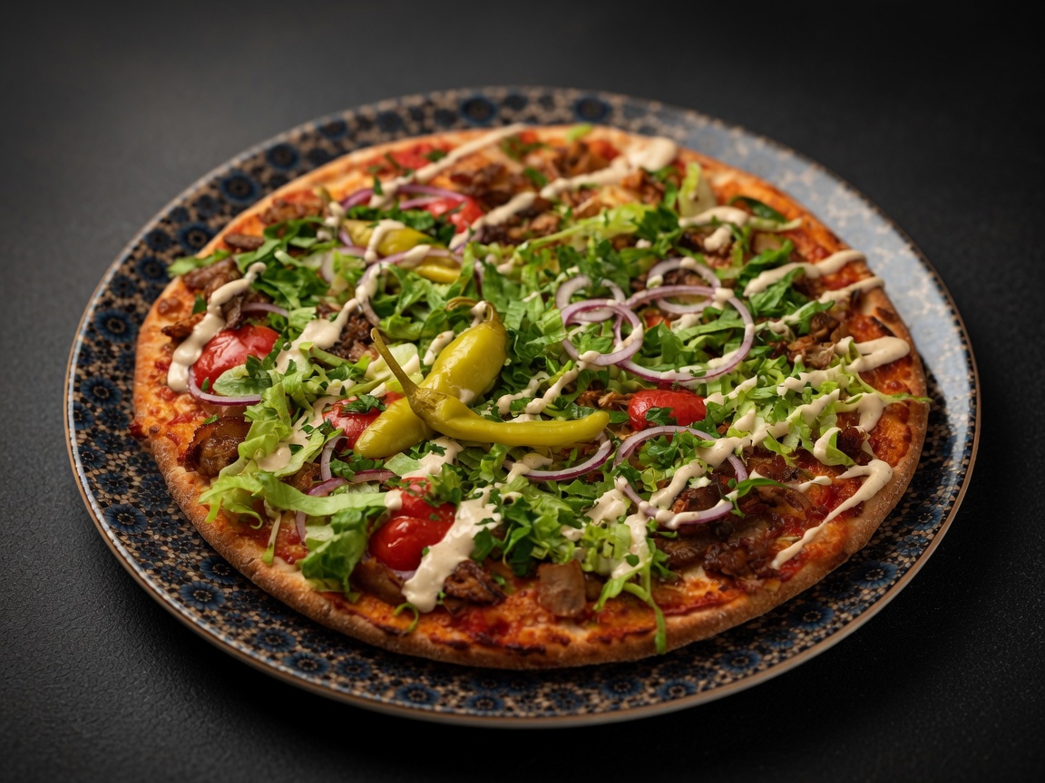 Kebab Pizza
